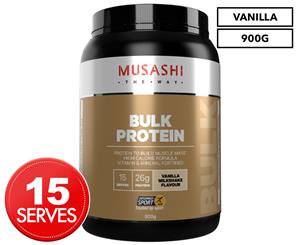 Musashi Bulk Protein Powder Vanilla Milkshake 900g