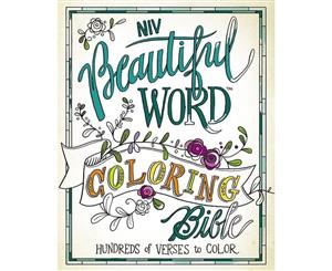 NIV Beautiful Word Coloring Bible  Hundreds Of Verses To Color