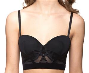 Nancy Ganz Women's Enchant Strapless Bra - Black