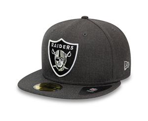 New Era 59Fifty Fitted KIDS Cap - HEATHER Oakland Raiders - Charcoal