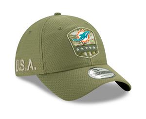 New Era 9Twenty Cap Salute to Service Miami Dolphins - Olive