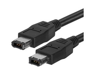 NewBee Newbee 1.8m Firewire IEEE1394a 6-Pin to 6 Pin Male to Male Adapter Cable 4 Mbps - NB-6T6