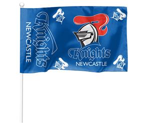 Newcastle Knights Licensed NRL KIDS Pole Game Day Flag Banner