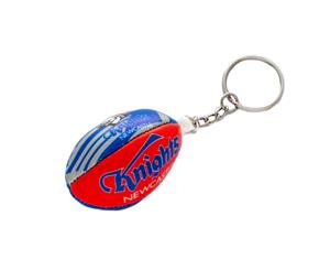 Newcastle Knights NRL Squishy Soft Footy Ball Keyring