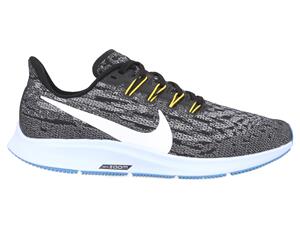 Nike Women's Air Zoom Pegasus 36 Running Shoes - Black/White-Half Blue