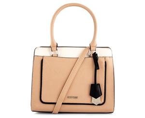 Nine West Avalyn Jet Set Satchel - Barley Nude Multi