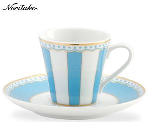 Noritake Carnivale AD Cup & Saucer Set - Light Blue