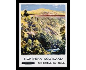 Northern Scotland by Jack Merriott Framed Print - 34.5 x 44.5 cm - Officially Licensed