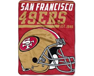 Northwest NFL San Francisco 49ers Micro Blanket 150x115cm - 150x115cm - Multi