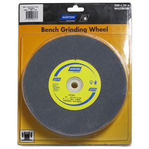 Norton 200 x 25 x 25.4mm Bench Grinding Wheel