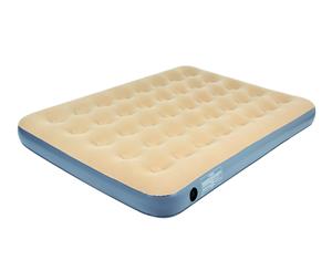 OZtrail Velour Air Mattress Double Inflatable Bed Outdoor Camping Mat 23cm