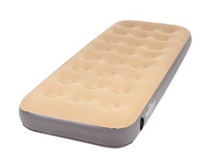 OZtrail Velour Air Mattress Single Height PVC Inflatable Bed Camping Mat 23cm