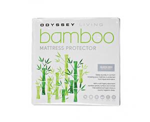 Odyssey Living Bamboo Mattress Protector Single