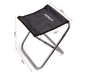 Outdoor Fishing Camping Foldable Aluminium Stool Portable Picnic Seat 70kg