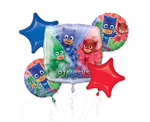 PJ Masks Party Supplies 5 Pack Foil Balloon Bouquet