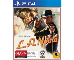 PS4 L.A. Noire Playstation 4 Crime Game