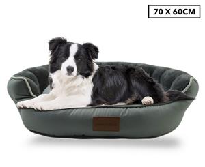 Paws & Claws 70x60cm Winston Tufted Wall Lux Pet Bed - Teal