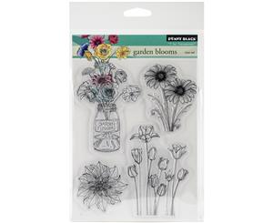 Penny Black Clear Stamps 5&quotX7"-Garden Blooms