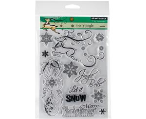 Penny Black Clear Stamps 5&quotX7"-Merry Jingle