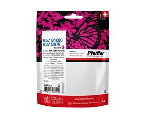 Pfeiffer Ink Cartridge Compatible With Brother Lc-1000m / Lc-57m & Lc-970m / Lc-37m Magenta