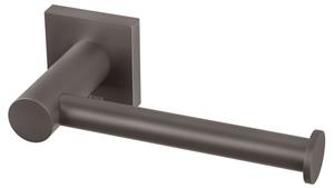 Phoenix Radii Square Plate Toilet Roll Holder - Gun Metal