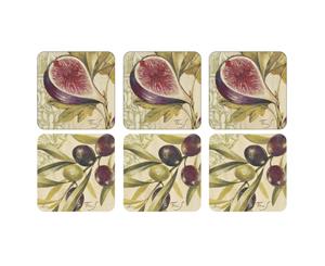 Pimpernel Olives & Figs Coasters Set of 6