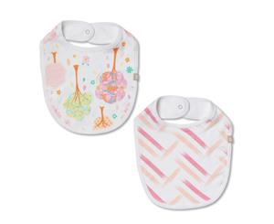 Pink Tree Organic Bib 2 Pack