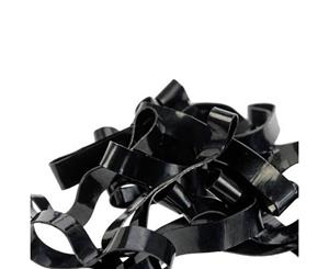 Plaiting Rubber Bands Mane+Tail Braiding Horse Dog Show 500Pk Black - Black