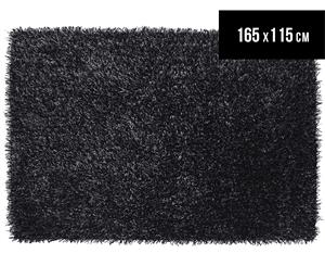 Plush Tufted Shag Rug 165 x 115cm - Charcoal