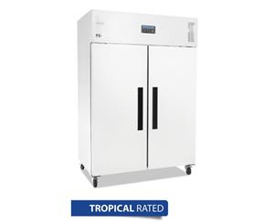 Polar Solid Double Door Refiregerator White Exterior - 1200Ltr 42.4cuft -Au Plug - White