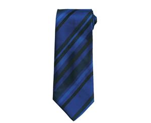 Premier Tie - Mens Multi Stripe Work Tie (Blue) - RW1153