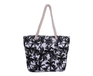 Printed Feather Women's Shopping Bag