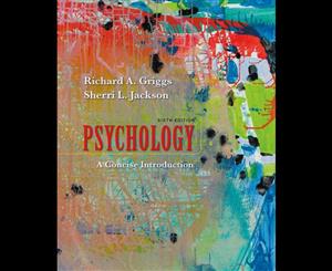 Psychology 6ed  A Concise Introduction