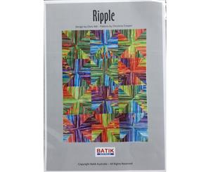 Quilting Sewing Quilt Pattern RIPPLE Patchwork Pattern Batiks New