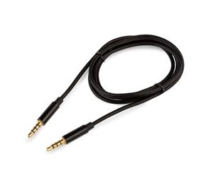 REYTID Replacement Audio Cable Compatible with HONEYWELL HOWARD LEIGHT SPORT IMPACT EAR DEFENDER Headphones - Gold Plated - Black