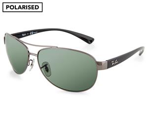 Ray-Ban Active 3386 Polarised Sunglasses - Black/Green