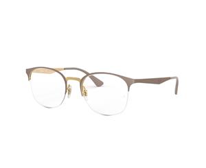 Ray-Ban RB6422 3005 Gold On Top Matte Beige Unisex Eyeglasses