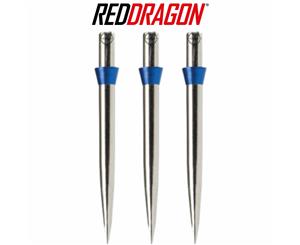 Red Dragon - Silver Trident Dart Points - 32mm - Blue