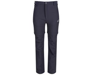 Regatta Childrens/Kids Hikefell Stretch Zip Off Trousers (Seal Grey) - RG4555