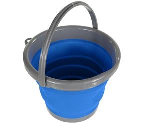 Regatta TPR Folding Collapsible Light Durable Camping Bucket - Oxford Blue