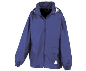 Result Childrens Unisex Lightweight Windcheater Jacket In A Bag (Royal) - RW3237