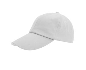 Result Childrens/Kids Plain Low Profile Heavy Brushed Cotton Baseball Cap (White) - BC962