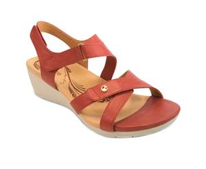 Revere Casablanca Metallic Ruby Sandals