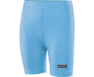 Rhino Boys Lightweight Quick Drying Sporty Baselayer Shorts - Light Blue