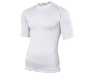 Rhino Mens Sports Base Layer Short Sleeve T-Shirt (White) - RW1277