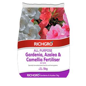 Richgro 5kg All Purpose Gardenia Azalea And Camellia Fertiliser