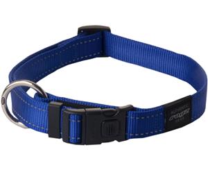 Rogz Lumberjack Side Release Adjustable Collar - Extra Large (17-29 inch) - Utility Blue