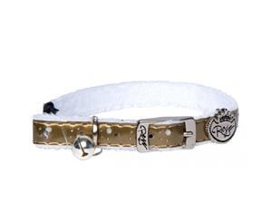 Rogz Trendycat Pin Buckle Collar Gold