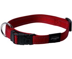 Rogz Utility Lumberjack Extra Large Dog Collar Red