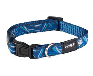 Rogz X-Large Navy Zen Dog & Puppy Collar (25mm x 43 to 70cm) Fancy Dress Armed Forces Beltz